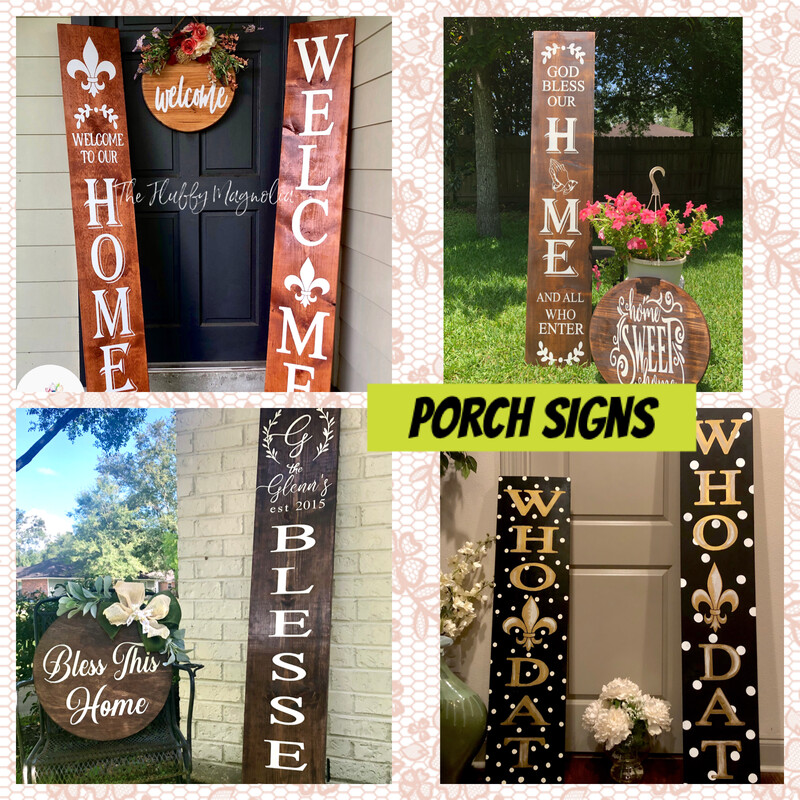 Porch Signs