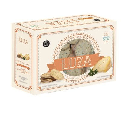 CRACKERS QUESO, LUZA, 150 GR