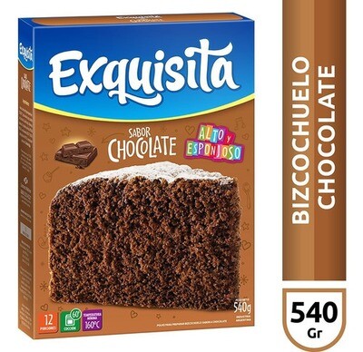 BIZCOCHUELO DE CHOCOLATE, EXQUISITA, 540 gr