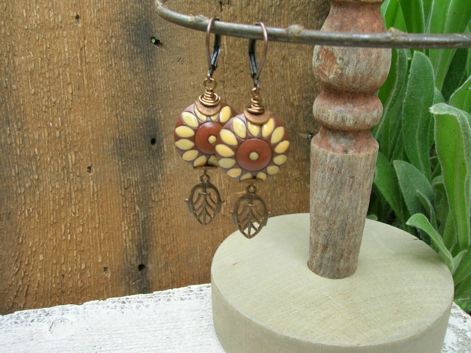 Cheery Sunflower Earrings