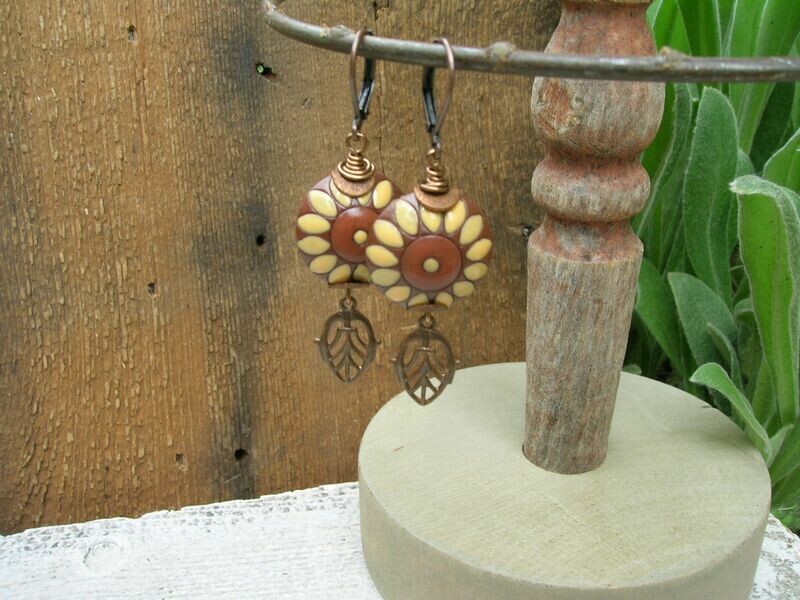 Cheery Sunflower Earrings
