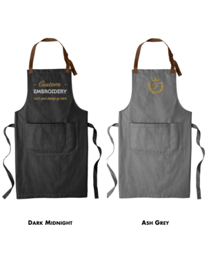 Custom Embroidered Apron, Monogrammed Apron Personalized Kitchen Gift Men&#39;s Women&#39;s Apron Cook Baker Restaurant Bar Pub Shop Uniform A800