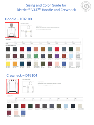 Custom Embroidered Sweatshirt, Crewneck and Hoodie, Personalized Athletic Style Sweater Sweatshirt, District V.I.T. Fleece, UNISEX, XS-4XL
DT6100 (Hood) DT6104 (Crew)