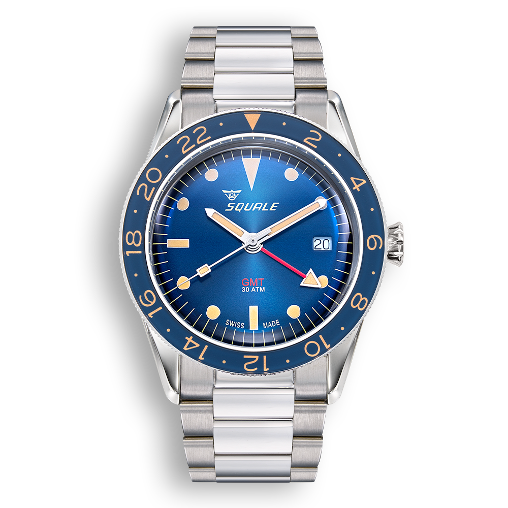 SQUALE - Sub-39 GMT Vintage Blu Bracelet
