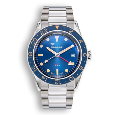 SQUALE - Sub-39 GMT Vintage Blu Bracelet
