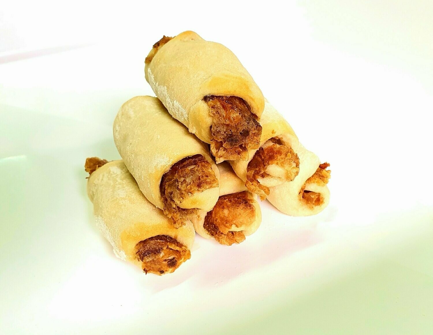 6 Pãezinhos com Torresmos Mini