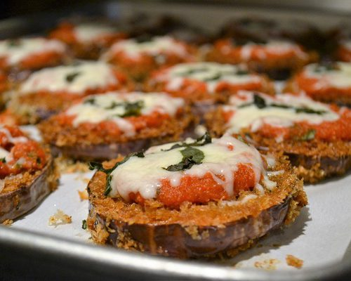 Eggplant Parmesan (Veg with Keto/GF options) Eggplant Parmesan (Veg with Keto/GF options)
