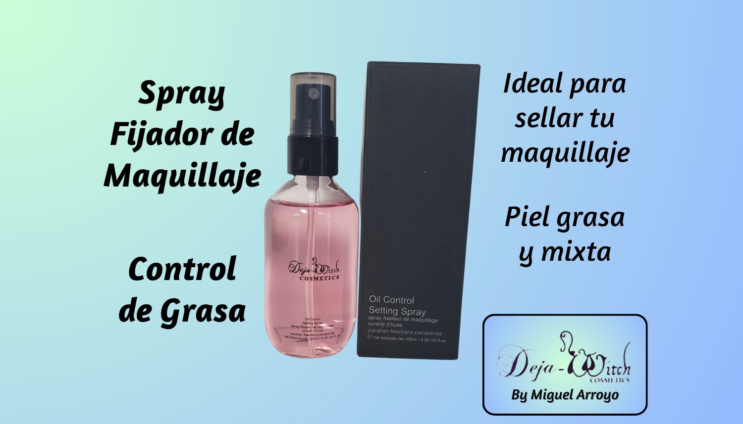Spray Fijador de Maquillaje con Control de Grasa - Oil Control Setting Spray