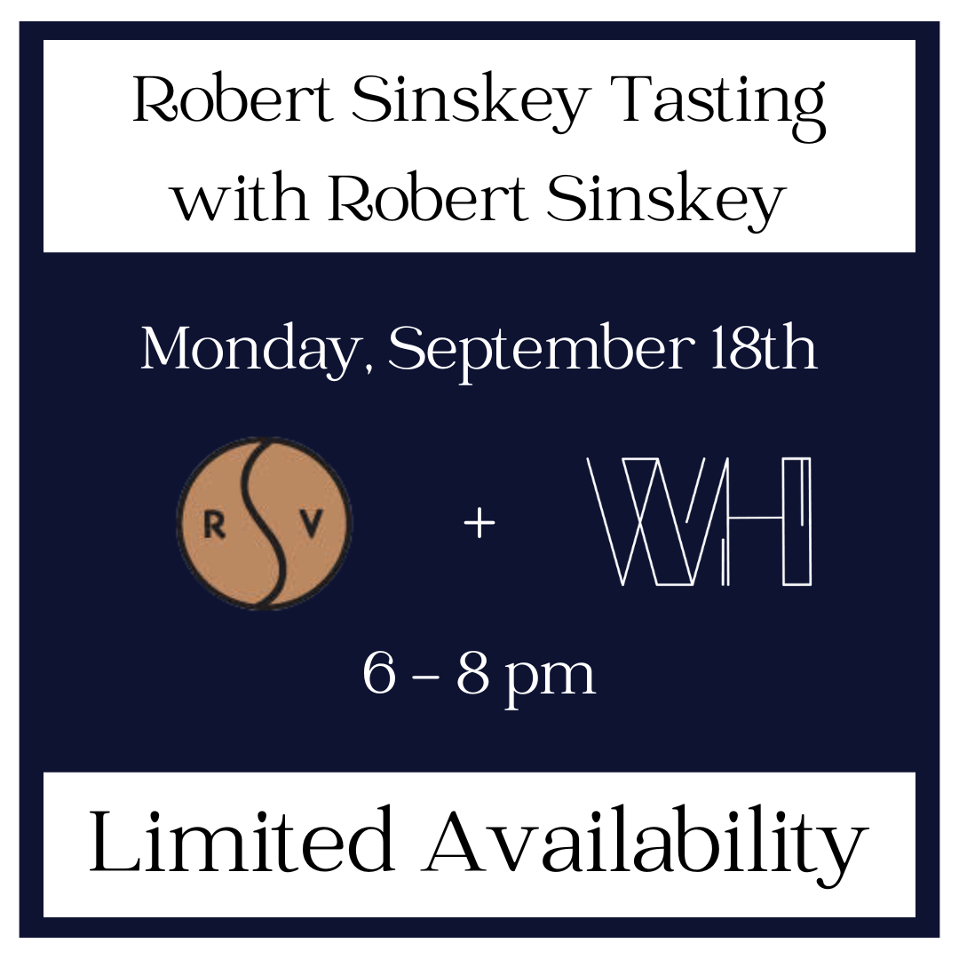 Robert Sinskey Tasting Event 6-8pm