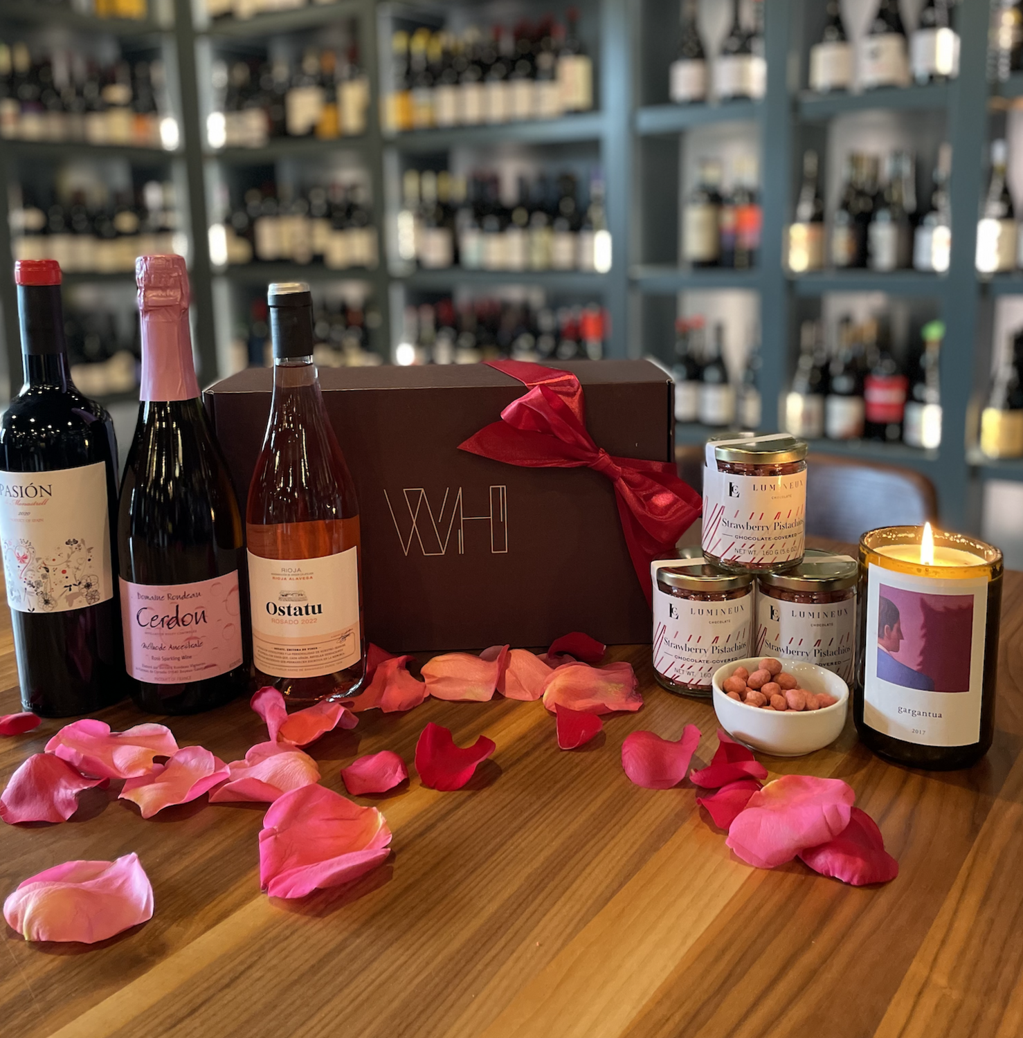 Valentine's Gift Box with Rosé