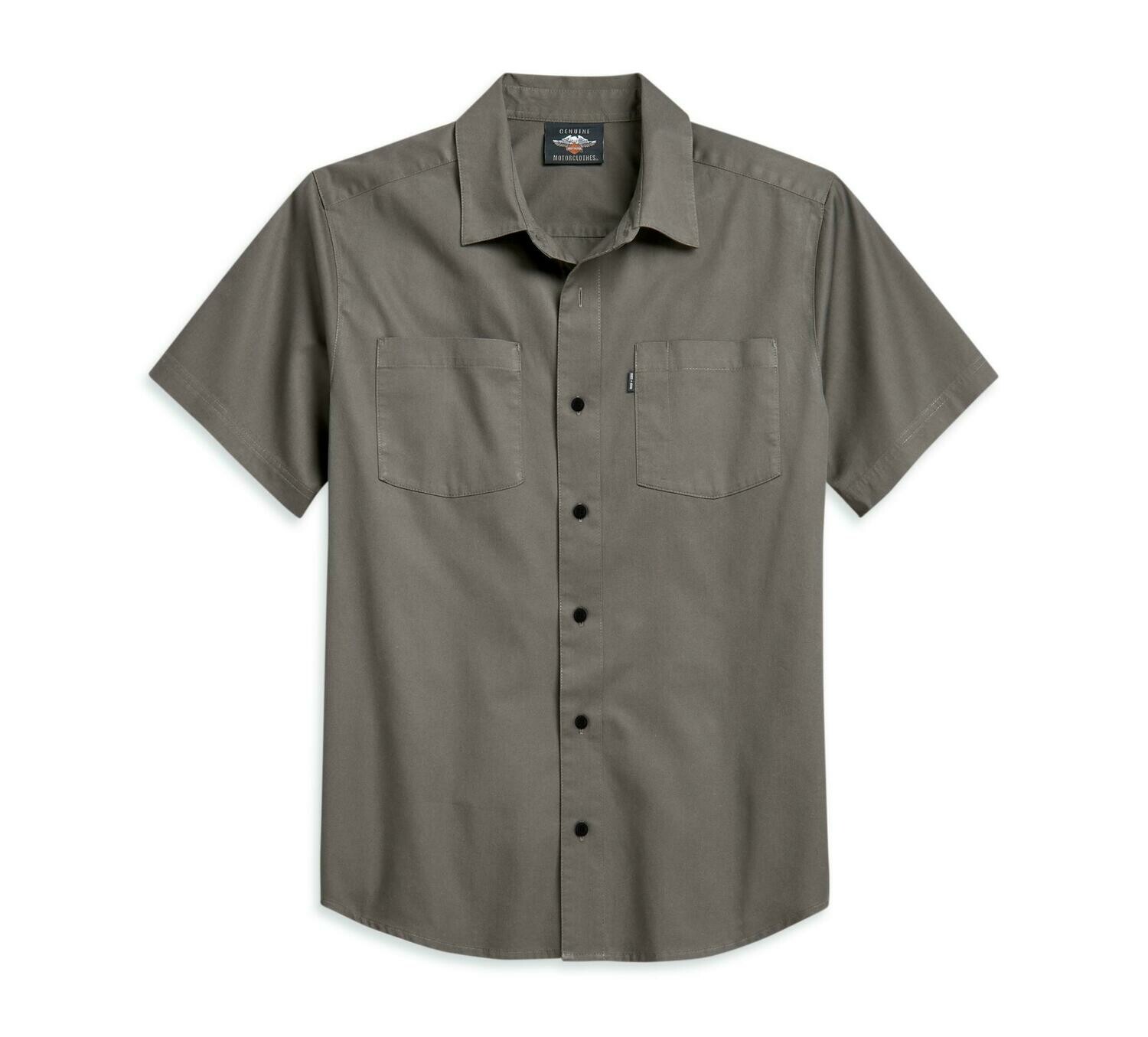 Apparel - Men&#39;s Twill Short Sleeve Shirt - Size Medium only