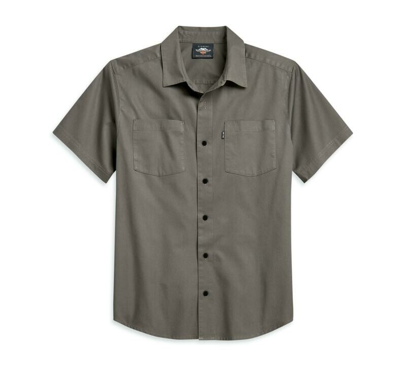 Apparel - Men's Twill Short Sleeve Shirt - Size Medium only