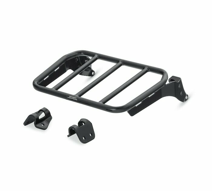 Seats - Sport Luggage Rack for HoldFast Sissy Bar Uprights - Gloss Black