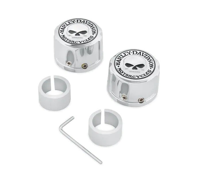 Wheels - Willie G Skull Front Axle Nut Covers