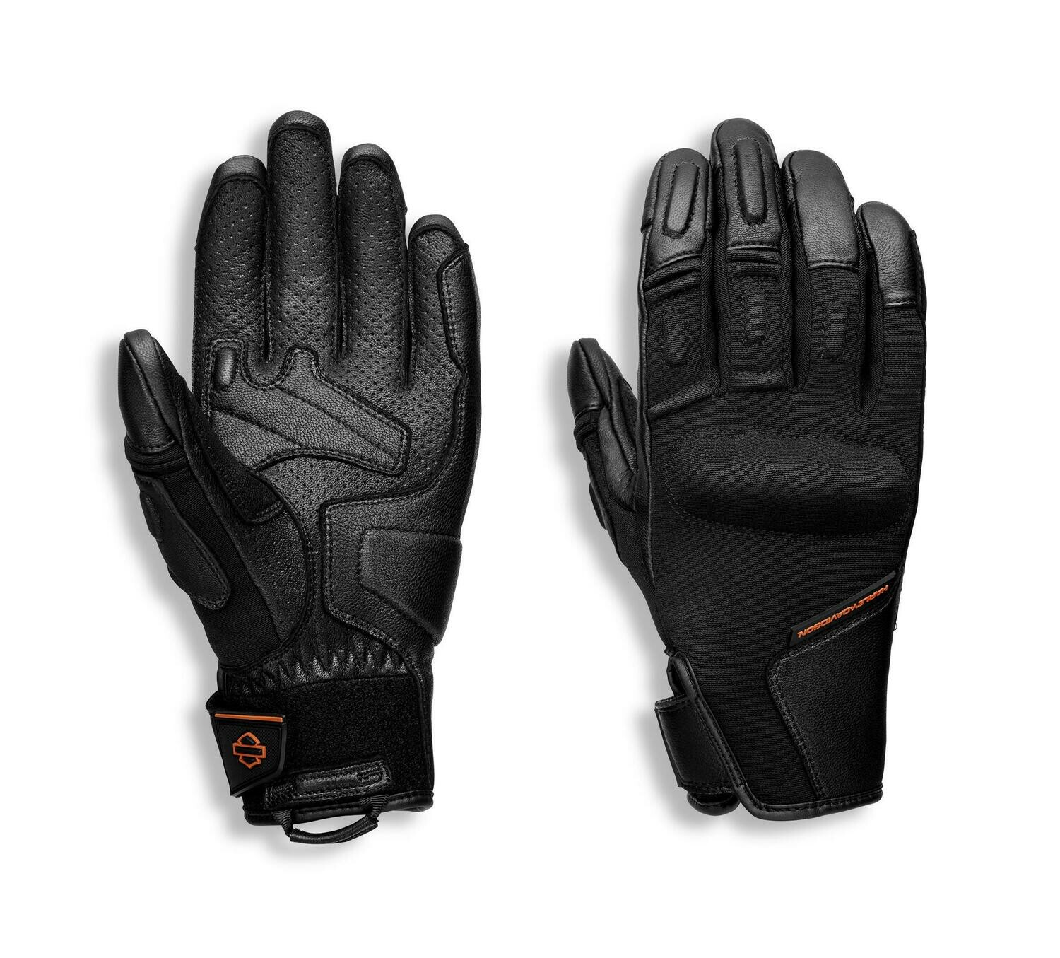 Gear - Women&#39;s Brawler Coolcore Lining Black Nylon Full Finger Gloves