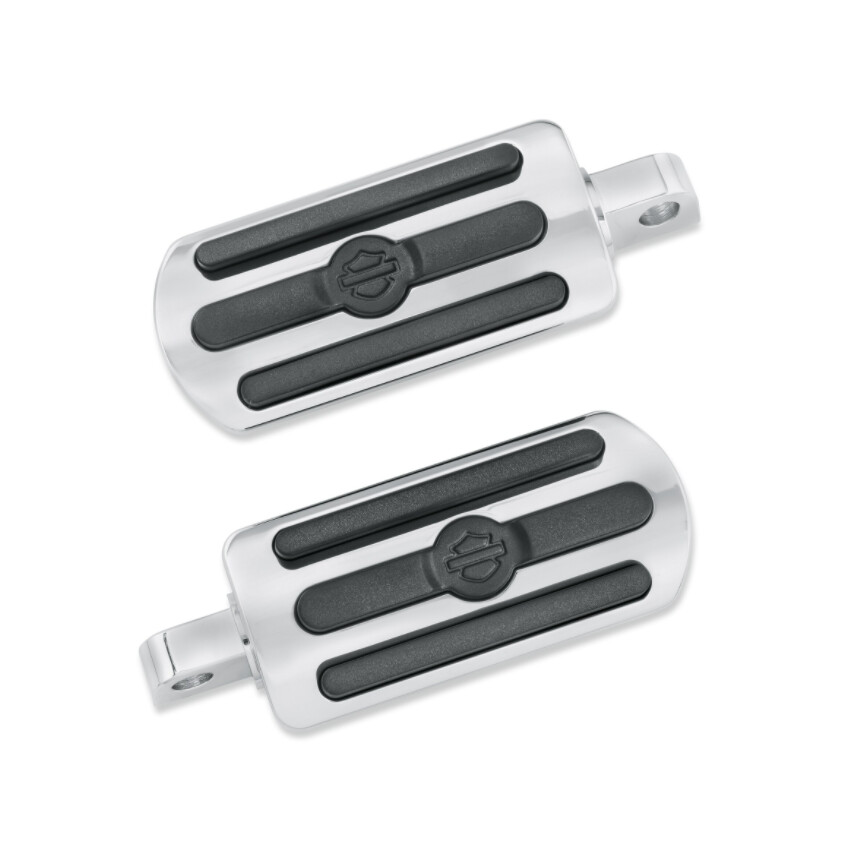 Controls - Chrome and Rubber Custom Footpegs