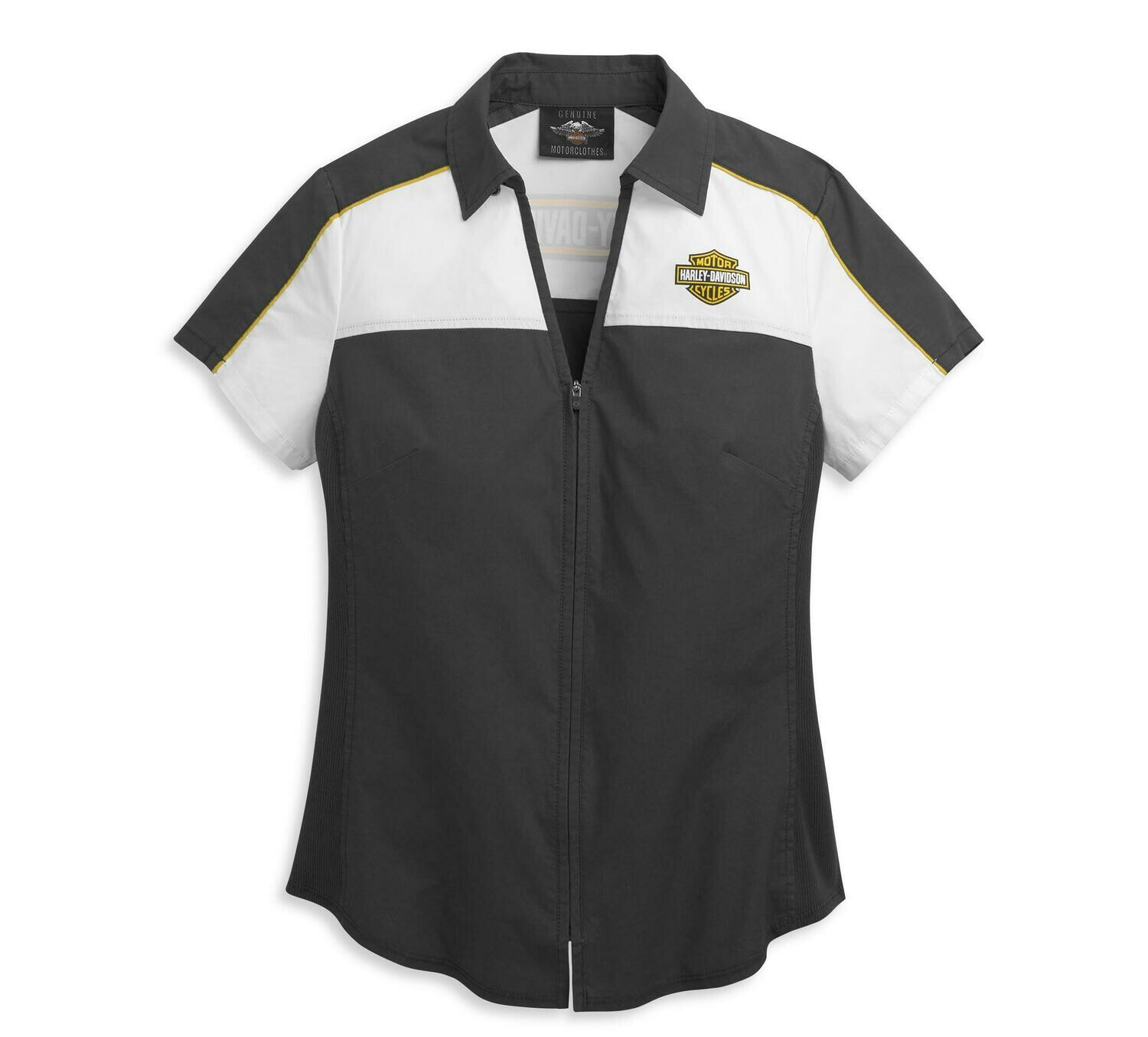 Apparel - Women&#39;s Bar &amp; Shield Zip Front Shirt - Size X-Small Only