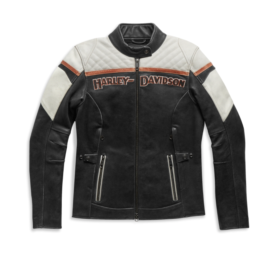 Gear - Women&#39;s H-D Triple Vent Miss Enthusiast II Leather Jacket