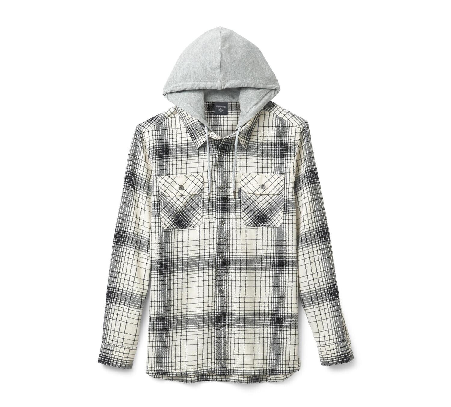 Apparel - Men&#39;s Traveler Hooded Woven Shirt - SIZE MEDIUM ONLY