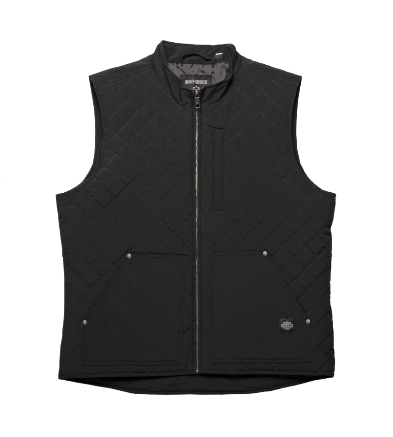 Apparel - Men&#39;s Forever Harley Quilted Vest - SIZE 3XL ONLY