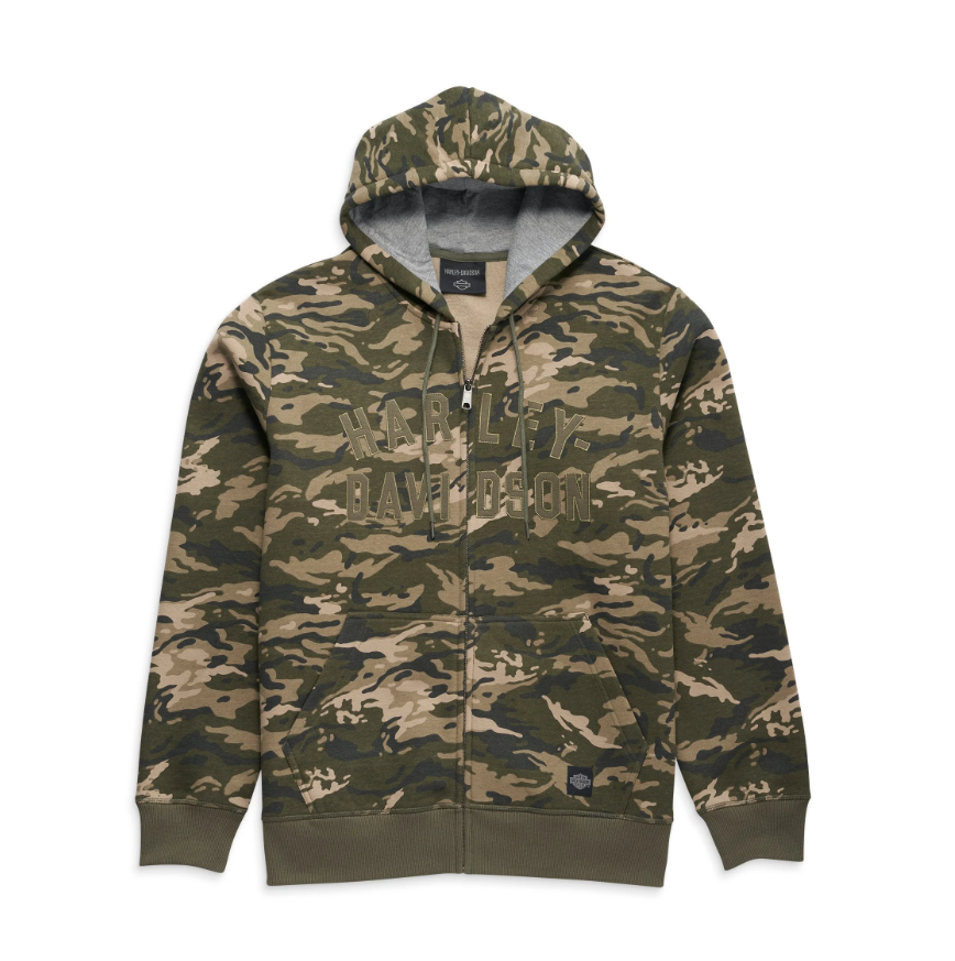 Apparel - Men&#39;s Staple Camo Zip-Up Hoodie