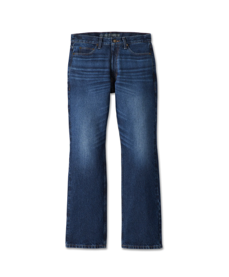 Men&#39;s - 40/32 - Men&#39;s Harley Davidson Bootcut Jean - Dark Indigo
