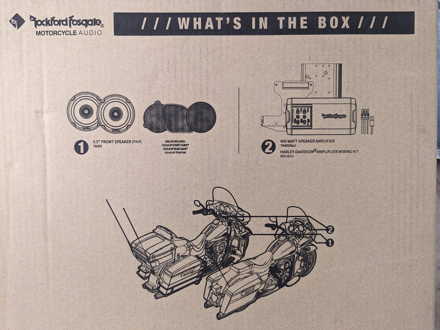 Audio -  Rockford Fosgate Stage 2 Speaker/400W Amp Kit