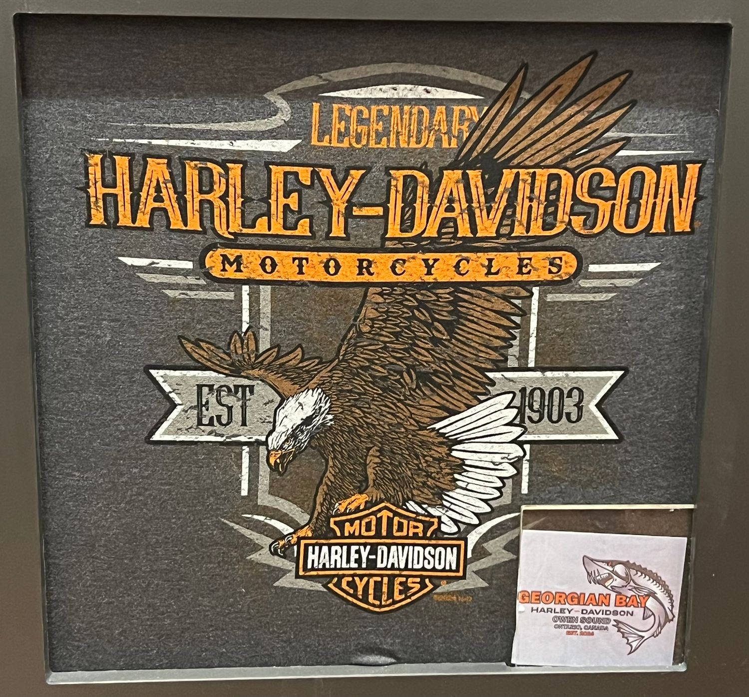 Men&#39;s Custom Long Sleeve Tee - Label Bird l/s - SIZE 2XL ONLY