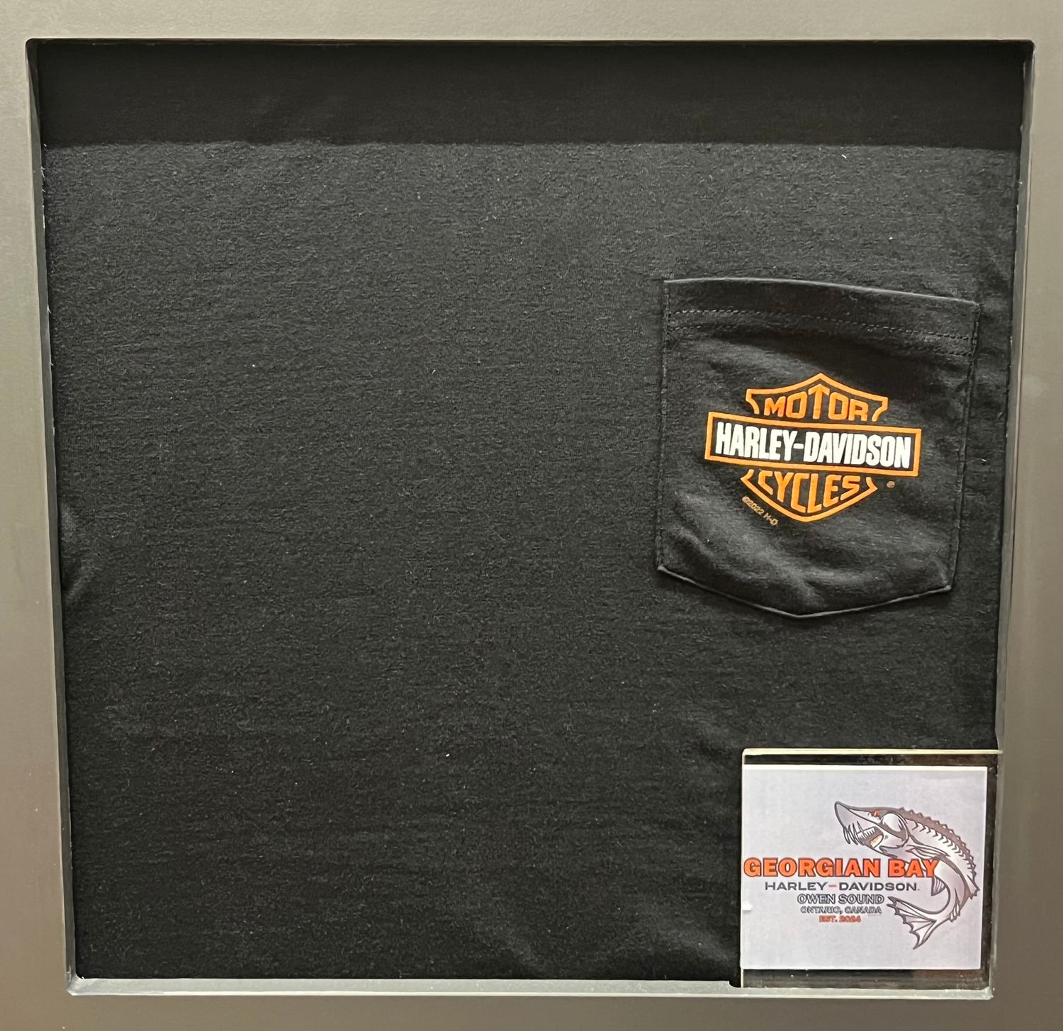 Men&#39;s Custom Tee - Mini Bar &amp; Shield Pocket T - SIZE 2X ONLY