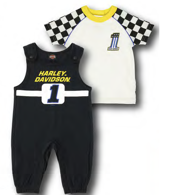 Infant Boy 0-12M - Knit Overall w Tee