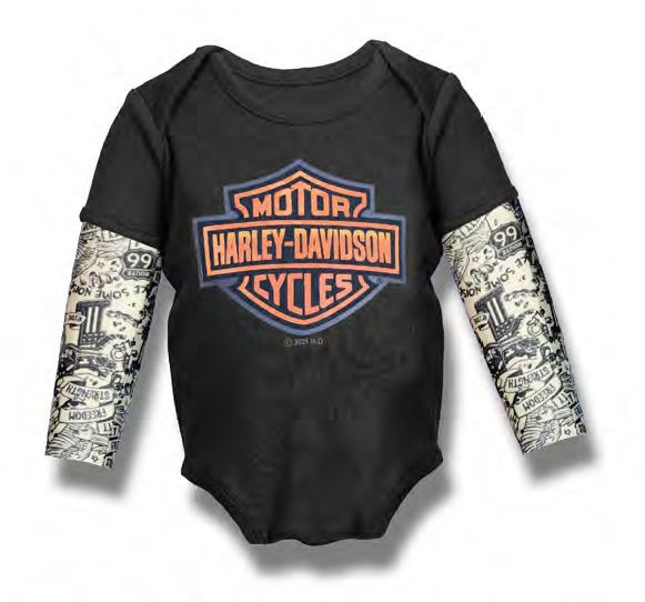 Infant boy 0-12M - Creeper Boy Tattoo Sleeve