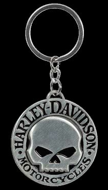 Keychain - Metal Skull