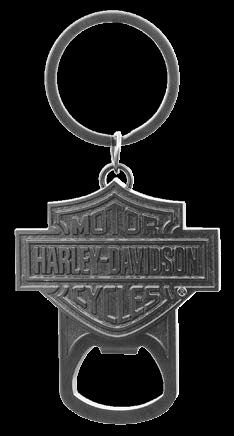 Keychain - Black Nickel Bottle Opener
