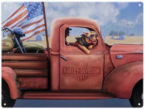 Household - Joyride Dog Tin Sign