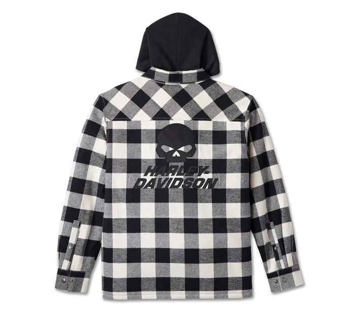 Apparel - Men&#39;s Willie G Skull Hooded Shirt