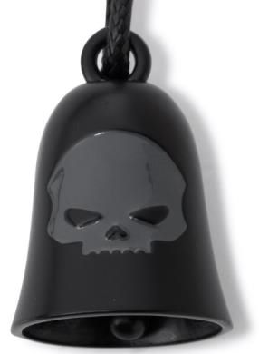 Ride Bell - Black Matte Willie G Skull