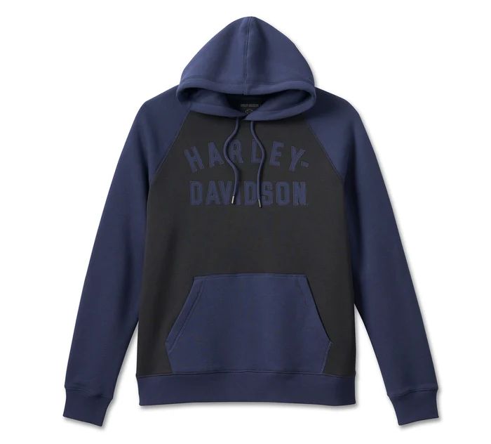 Apparel - Men&#39;s Staple Raglan Hoodie - Colorblocked - Black Beauty