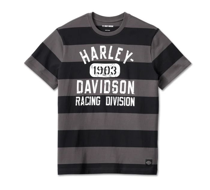 Apparel - Men&#39;s Racing Striped Tee - Black Beauty Stripe