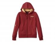 Apparel - Women&#39;s120th Anniversary Special Zip Front Hoodie Red