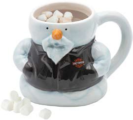 XMAS 2024 - BIKER SNOWMAN SCULPTED MUG