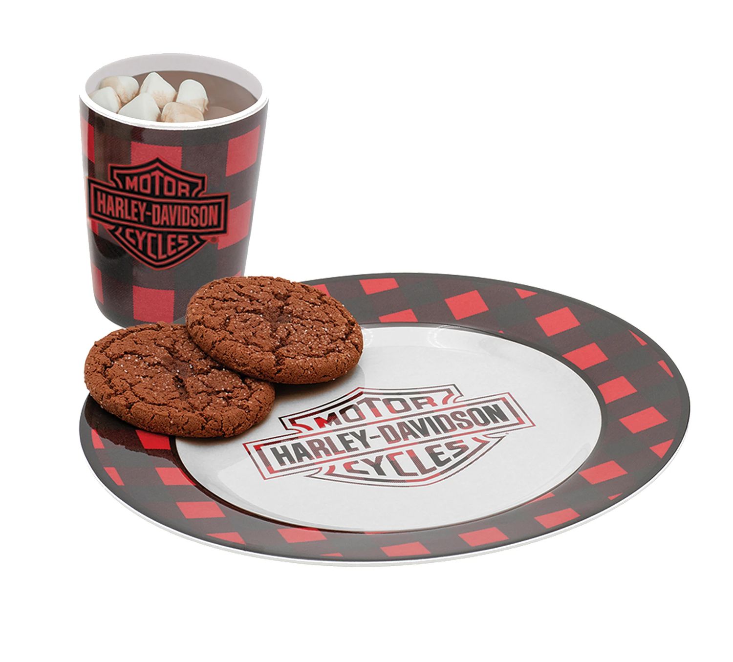 XMAS 2024 - HOLIDAY PLAID COOKIE &amp; CUP SET