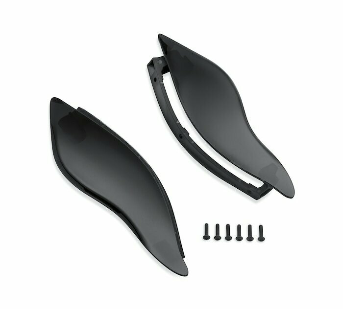 Windshields - Adjustable Air Deflector - Dark Smoke