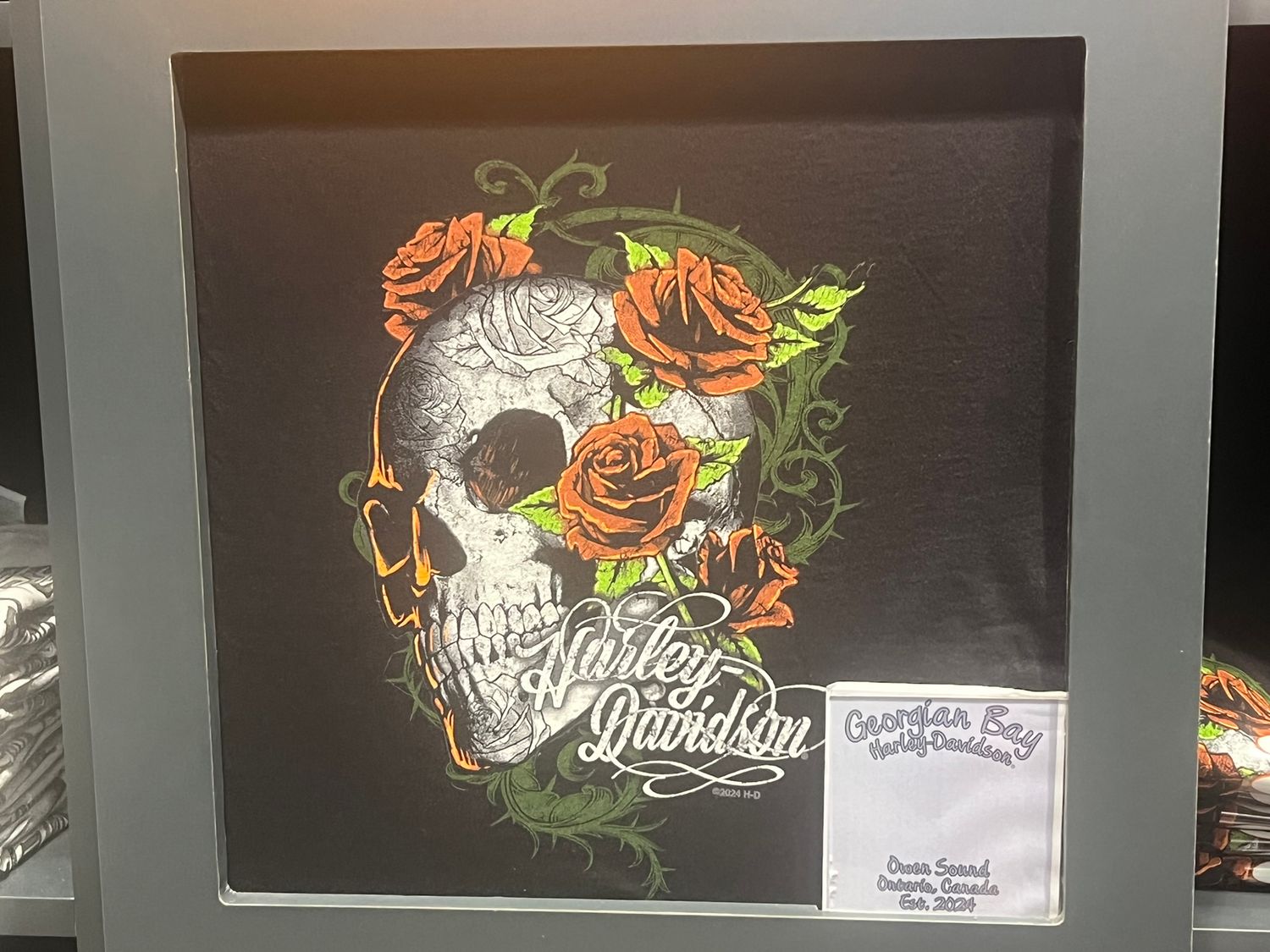 Women's Custom Shirt - Rose Skull Tee