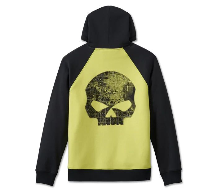 Apparel - Men's Willie G Skull Raglan Hoodie