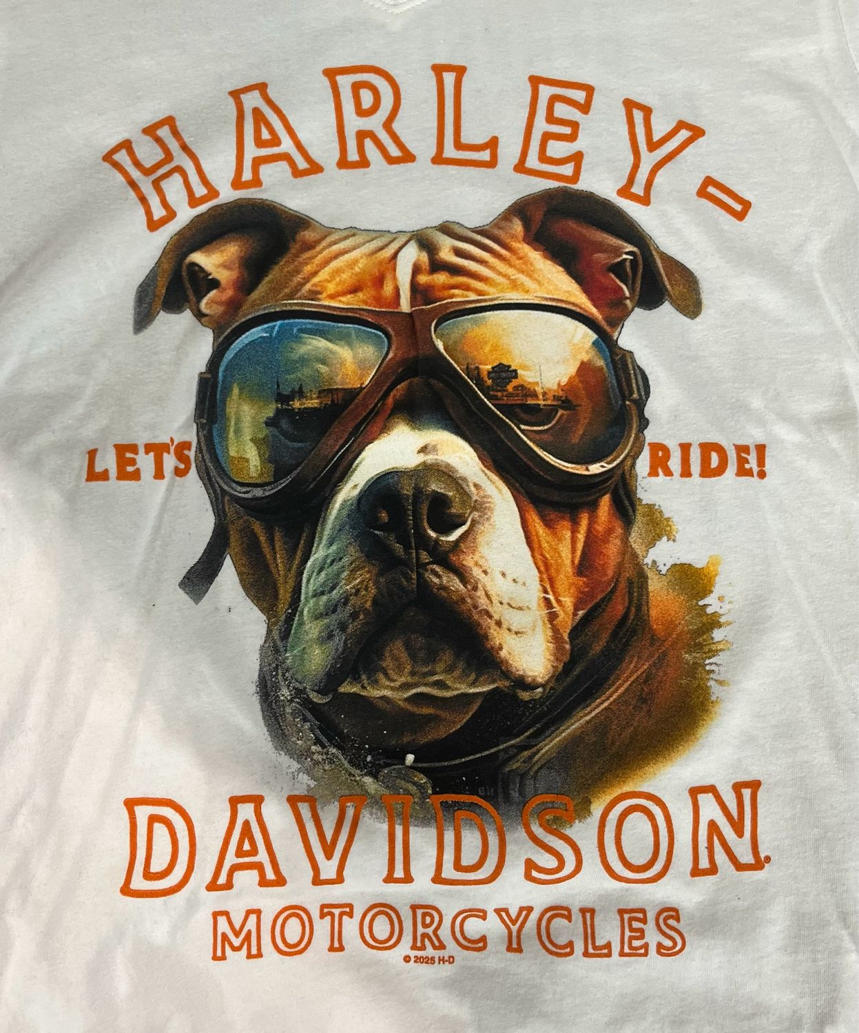 Women's Custom Shirt - H-D Buddy Dog V-Neck Tee