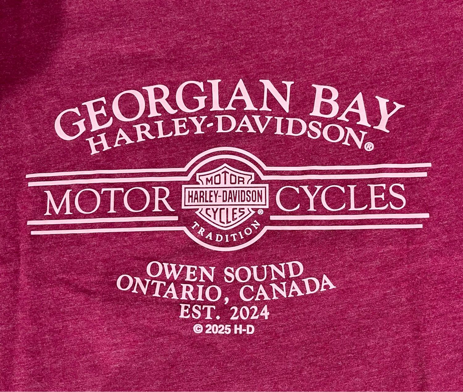 Women's Custom Shirt - H-D Deep Scroll Tee