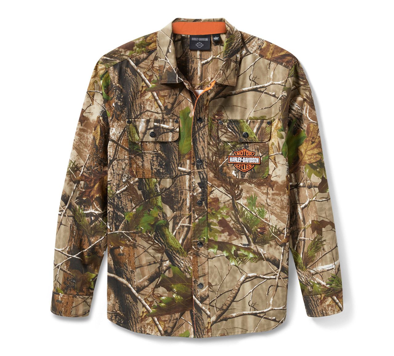 Apparel - Men's Real Tree Button Up Long Sleeve