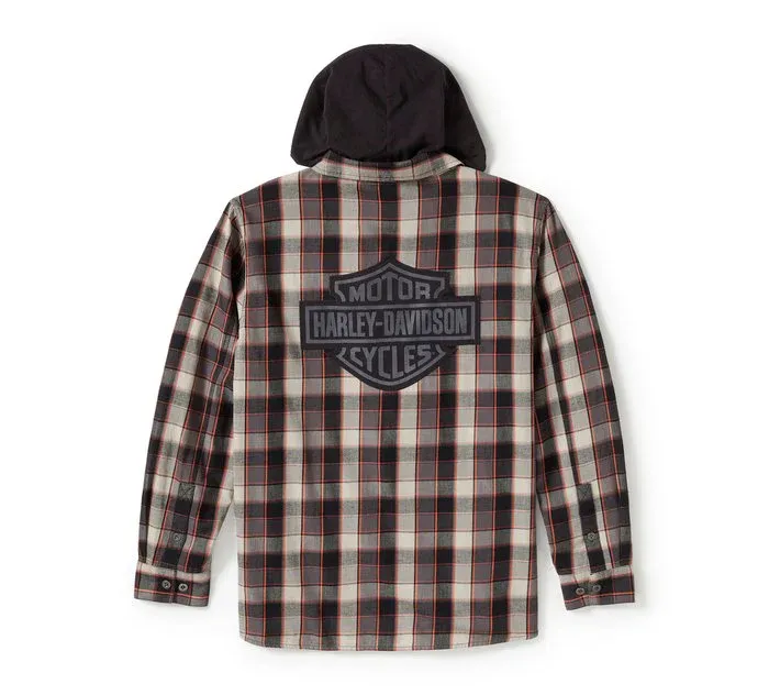 Apparel - Men's Metal Bound Plaid Button Up Long Sleeve