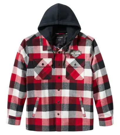 Apparel - Men's Traveller Plaid Hooded Jacket