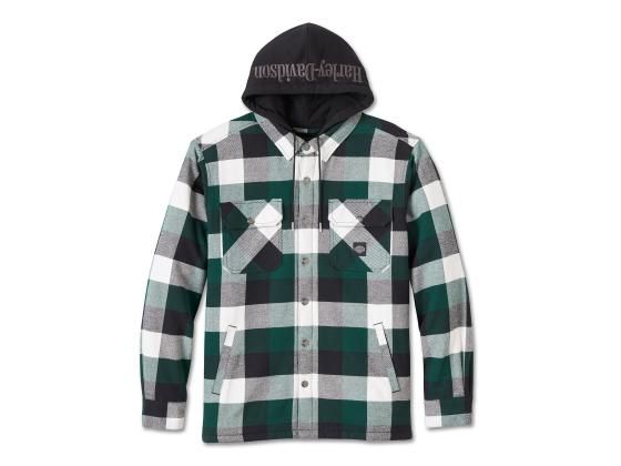 Apparel - Men's Traveller Hooded Plaid Jacket